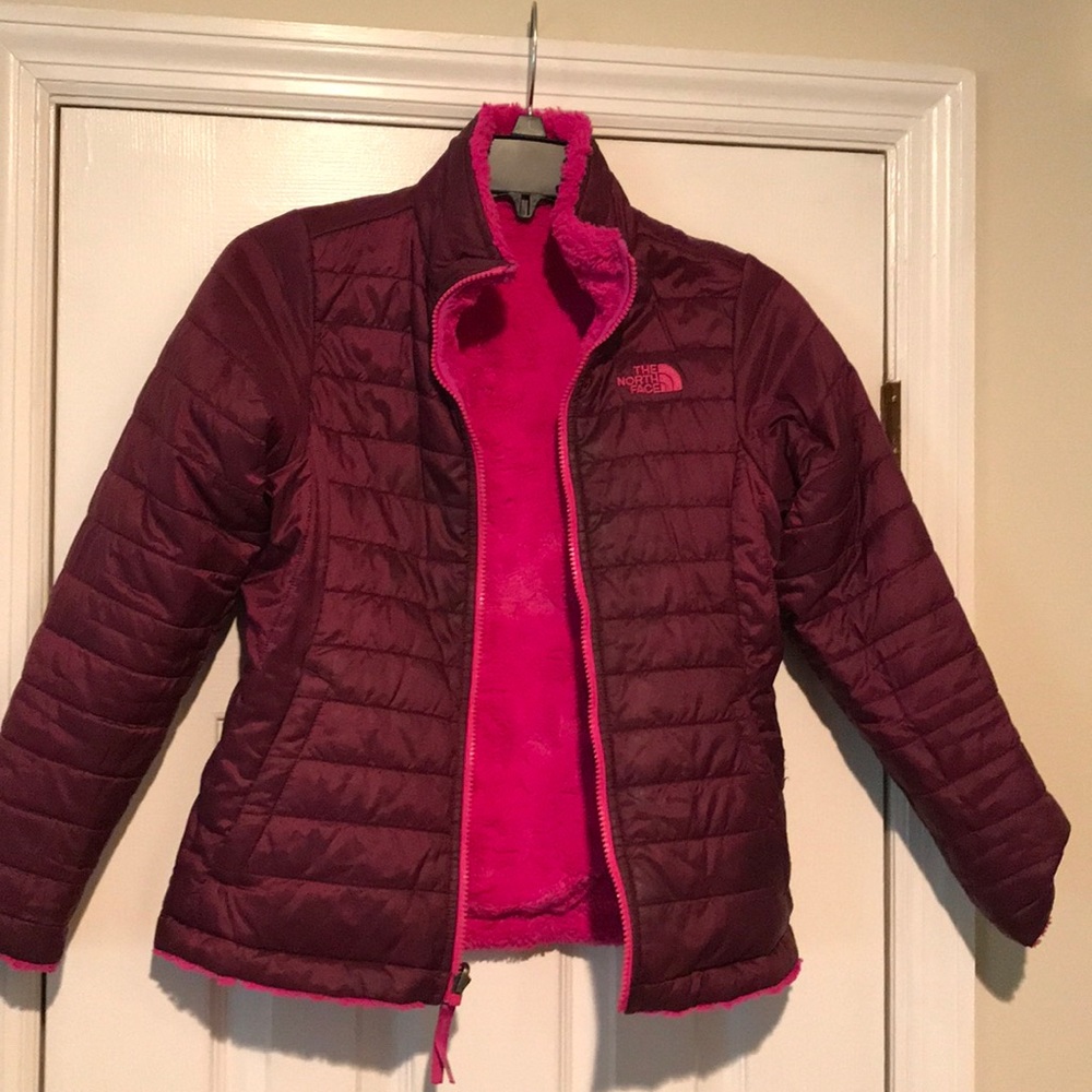 Girl’s North Face reversible coat